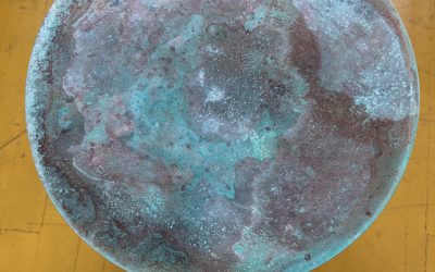 Exodus Side Table Patina