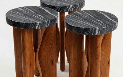 Exodus Side Table Stone