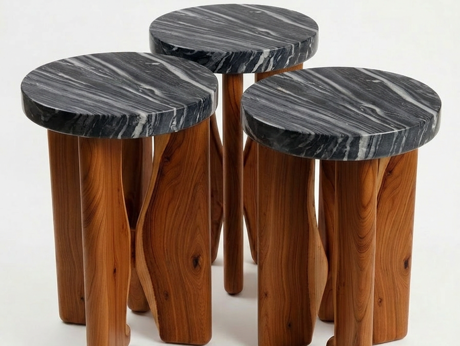Exodus Side Table Stone